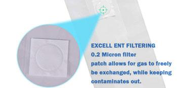 Sac de culture de plantes Autoclavable, sacs de frai, sacs de frai de champignons de ferme, sacs de substrat de champignons avec Patch filtrant de 0.2 microns 1