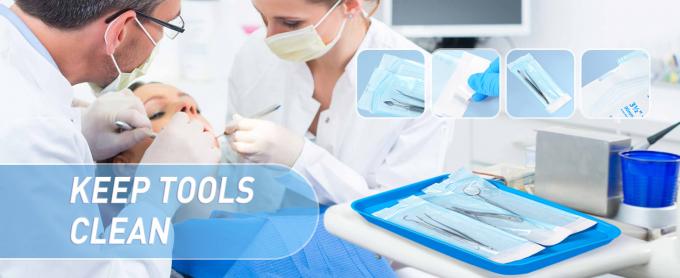 Sac d'emballage de d&eacute;sinfection m&eacute;dicale, pochette auto-scellante, pochettes de st&eacute;rilisation, sacs de st&eacute;rilisation, st&eacute;rilisation auto-scellante 5