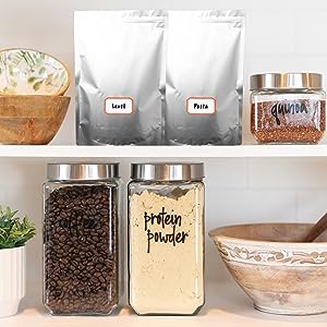 Rescellable preuve d'odeur papier d'aluminium Mylar r&eacute;sistant met en sac le stockage de nourriture met en sac Mylar 5 Mil Thick Large Mylar Bags 1