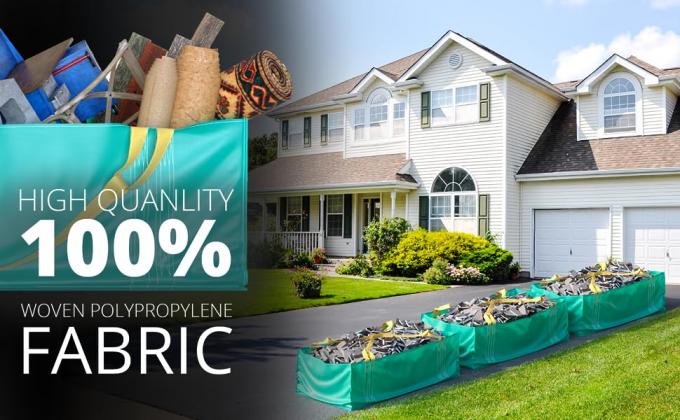 5 sac enorme fait sur commande du décharge pp de saut de sacs superbes à sac de saut de décharge de jardin de Ton Waste Garbage Collection Landscaping 8