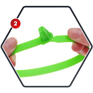 Sceaux de porte de camion en plastique Sceaux de sécurité étanches à toute manipulation Sceaux de sécurité numérotés Sceaux jetables sûrs 7