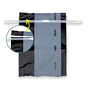 Whirl-Pak, porte-sacs, porte-sacs pour échantillonnage stérile avec étiquette blanche, porte-sacs pour étripeurs d'estomac, porte-sacs 4
