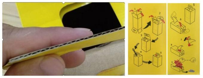 5L 10L boîte à incinérateur jetable Boîtes en papier ondulé Seringues Aiguille pointue Récipient de sécurité 4