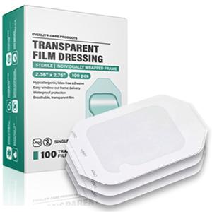 Un pansement transparent, un grand patch adhésif imperméable à l'eau. 7