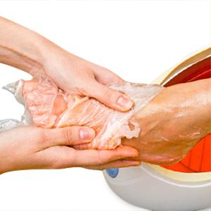 Biodégradables, durables, recyclés Mants jetables Bottes en plastique Chaussettes et gants Enveloppes pour les mains et les pieds cire chaude 6