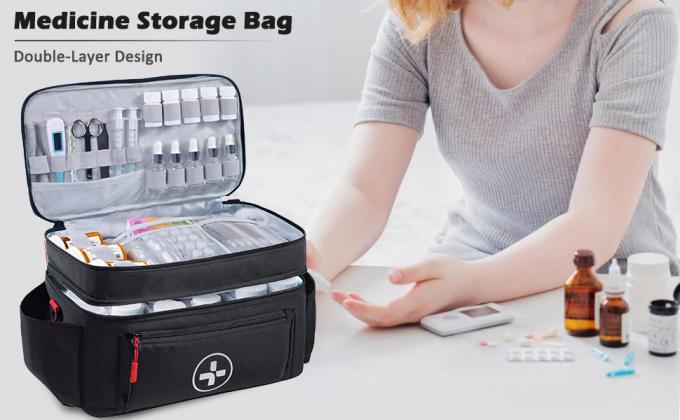 Sac médicinal de voyage organisateur de médicaments organisateur de stockage organisateur de bouteilles de pilules organisateur de stockage organisateur de médicaments 0