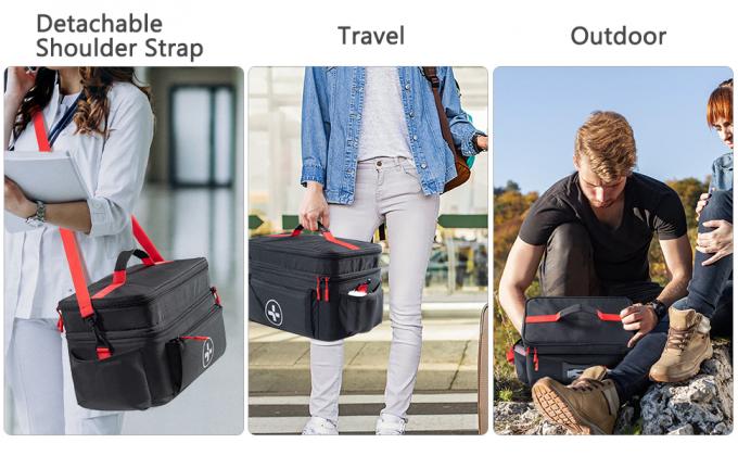 Sac médicinal de voyage organisateur de médicaments organisateur de stockage organisateur de bouteilles de pilules organisateur de stockage organisateur de médicaments 7