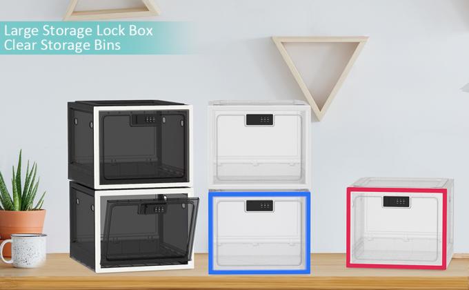Boîte de verrouillage de médicaments, boîte de stockage verrouillable pour le stockage sûr des médicaments, boîte verrouillable de grande capacité 0
