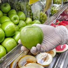 Gants 100% compostables, gants à base de maïs, gants jetables pour les services alimentaires, gants de cuisine pour la préparation des aliments, écologiques 5