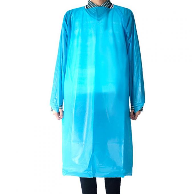 Couleur en plastique durable de cuisine tablier polyéthylène jetable CPE manches longues tablier hommes femmes adultes nettoyage 5