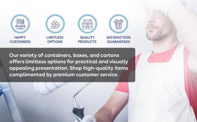 Produits jetables de poids lourd en plastique / tablier poly 46 pouces x 28 pouces - 2 Mil - Pour la cuisine et l'artisanat 3