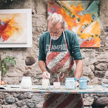 De prépuces en plastique blanc jetables, 46 pouces x 28 pouces Polyéthylène étanche pour la cuisine Peinture Arts et métiers 4