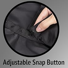 Cape de coiffeur grande taille avec fermeture réglable élastique imperméable à l'eau Cape de salon de coiffure pour hommes, femmes et enfants Noir 12