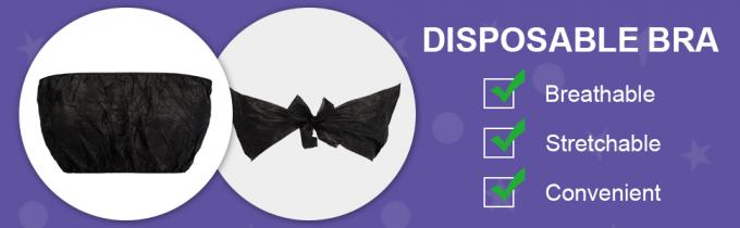 Soutiens-gorge jetable sans bretelles sous-v&ecirc;tements envelopp&eacute;s individuellement taille g&eacute;n&eacute;rale pour salon de beaut&eacute;, SPA, bronzage par spray 3