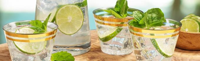 plastic cups, wedding cups, party cups 