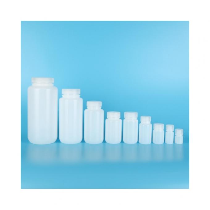 HDPE bouteilles en plastique à large bouche Bouteille d'échantillon de laboratoire Bouteilles de réactif de laboratoire Bouteilles d'étanchéité d'échantillon 15