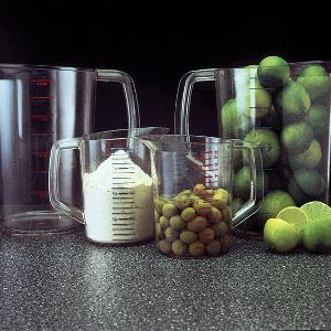 500 ml tasses à mesurer en plastique transparent à bec pour laboratoire, cuisine 4