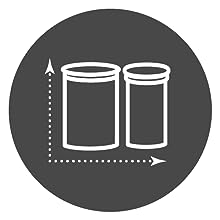 Bouteilles de pilules vides avec bouchon - Bouteilles étanches à 30 Drams - Récipient de médicaments sur ordonnance - pour les herbes, les bonbons 3