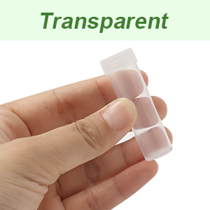 Flacons en plastique avec couvercle Bouteilles d' échantillons Flacon Flacons en plastique avec bouchon Flacons en plastique pour petits articles 2