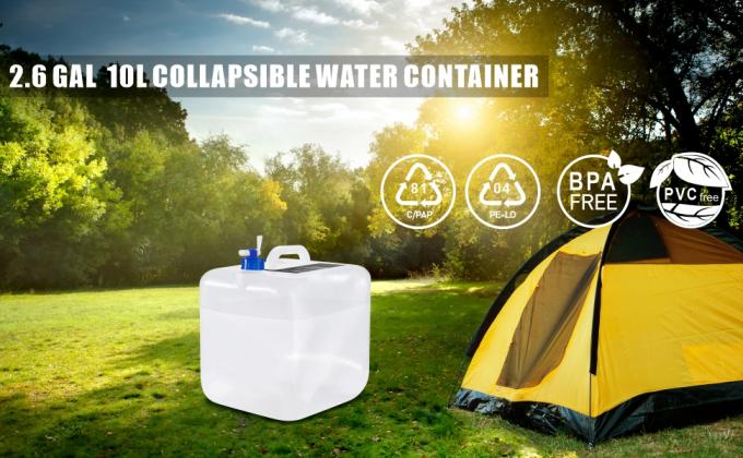 collapsible water container