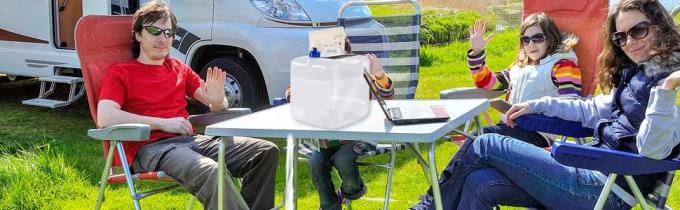 camping water container