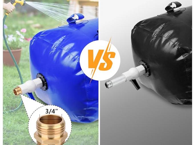 réservoir d'eau conteneur de stockage pliable sac de vésicule valve pour camping RV résistant à la sécheresse de lutte contre les incendies 1