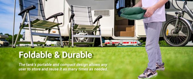 Bouches de stockage d'eau d'urgence - Sac d'eau douce de grande capacité, réservoir pliable pour résister à la sécheresse 2