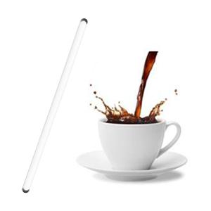 Science médicale de laboratoire bâton de verre 12 pouces de longueur Remuer la tige de verre Remuer les tiges Remuer le bâton avec les deux extrémités rondes 5