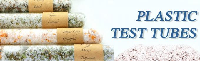 Tubes d'essai en plastique avec support et bouchons, 16 x 100 mm avec support pour expériences scientifiques, perles liquides 0