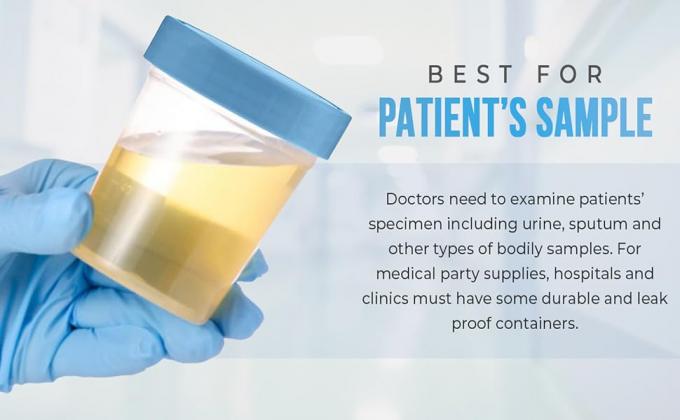 Fournir des échantillons de tasses avec des couvercles anti-fuite couvercle de haute qualité en plastique polypropylène sans latex non stérile 25 4 oz 1