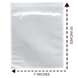 100 Pack 7"x10" Emballage &eacute;tiquette Manches - Emballage enveloppe coulissante sacs avec peel auto-adh&eacute;sif et scell&eacute; 7