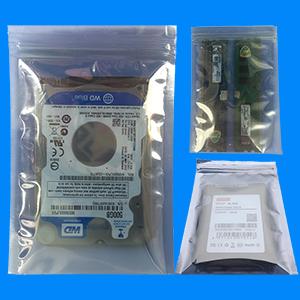 Sacs anti-statiques à verrouillage, 5,9 x 7,9 pouces Sacs en plastique statiques pour carte mère SSD HDD Ordinateur électronique 1