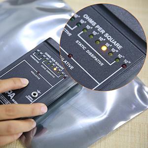 Sacs anti-statiques à verrouillage, 5,9 x 7,9 pouces Sacs en plastique statiques pour carte mère SSD HDD Ordinateur électronique 5