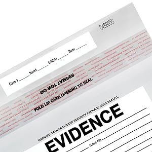 Sacs de preuve, numéros de série et déchirure, sac de sécurité, fermeture résistante aux manipulations avec numérotation sérialisée 0