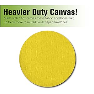 Canvas Interoffice Mailer, 14 onces. 14W x 11H. Sac de transport. Gros sac fermeture à glissière avec grommet. Utiliser avec cadenas. 0