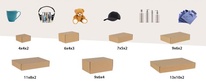 Boîtes d'expédition de 20 exemplaires, carton ondulé brun, boîte à lettres pour emballage, courrier, affaires 3