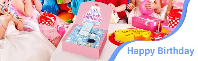 Bo&icirc;tes cadeaux avec couvercles, bo&icirc;tes cadeaux roses 10X8X4 pouces, bo&icirc;te de proposition de demoiselle d'honneur avec ruban, bo&icirc;tes de papier Kraft pour mariage 0