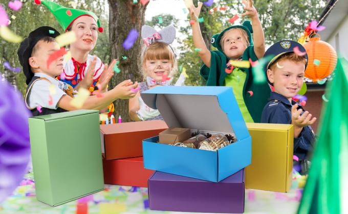Boîtes jaunes, boîtes cadeaux en carton avec couvercle pour emballer des cadeaux aux femmes, courrier ondulé 3