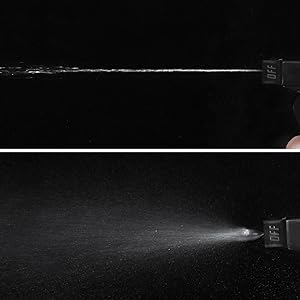 Bouteilles de pulvérisation en plastique noir pour les solutions de nettoyage 16 oz (emballage de 4), pulvérisation vide rechargeable réutilisable 4