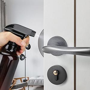 Bouteilles de pulv&eacute;risation en plastique Bouteille de pulv&eacute;risation vide 16,9 oz/500 ml 2 Pack Bouteilles de pulv&eacute;risation lourdes 1