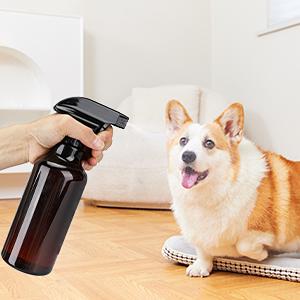 Bouteilles de pulv&eacute;risation en plastique Bouteille de pulv&eacute;risation vide 16,9 oz/500 ml 2 Pack Bouteilles de pulv&eacute;risation lourdes 2