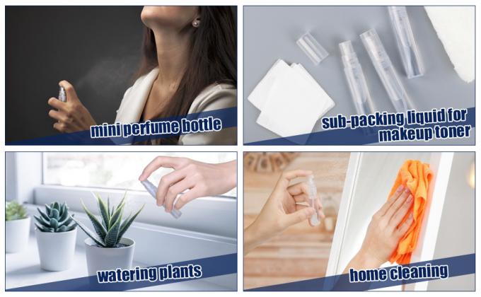 Flasque à pulvériser Flasques à pulvériser en plastique 3,4 oz/100 ml 2 paquets Pulvérisateur de maquillage TSA approuvé Cosmétique vide Remplaçable 6