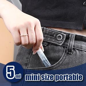 Flasque à pulvériser Flasques à pulvériser en plastique 3,4 oz/100 ml 2 paquets Pulvérisateur de maquillage TSA approuvé Cosmétique vide Remplaçable 8