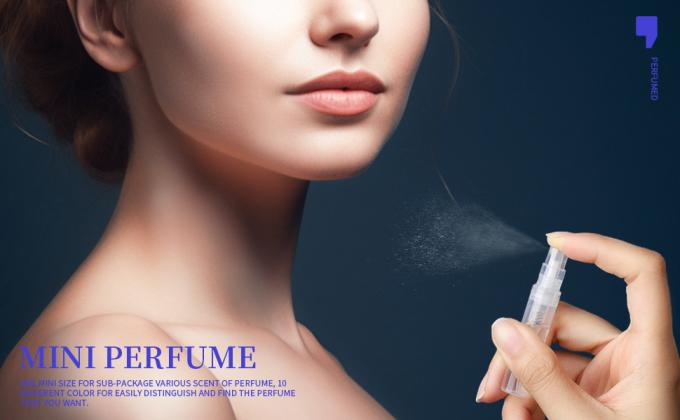 3 ml de flacon à pulvériser mini, 10 paquets 3 ml de flacon à pulvériser en plastique clair mini vide, brume fine, mini flacon de parfum rechargeable 4