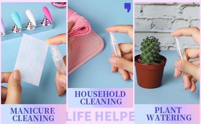 3 ml de flacon à pulvériser mini, 10 paquets 3 ml de flacon à pulvériser en plastique clair mini vide, brume fine, mini flacon de parfum rechargeable 5