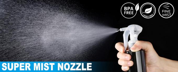 Bouteille de pulvérisation en plastique colorée pour les cheveux Bouteilles de voyage anti-fuite haut de gamme Protection UV sans BPA Multi-usage 8