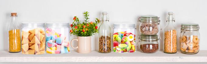 4 Refillable Empty Containers