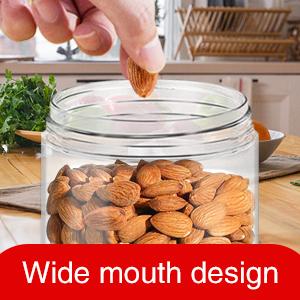 Bo&icirc;tes en plastique rondes, transparentes et imperm&eacute;ables Bo&icirc;tes en plastique avec couvercle pour le stockage de voyage, ombre pour les yeux, ongles, peinture 0