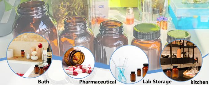 wide mouth paker bottle amber 