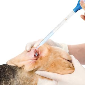 Gouttelier de m&eacute;decine gradu&eacute; en verre Pipettes Gouttelier de laboratoire avec capuchon en caoutchouc bleu et &eacute;chelle (3 ml (2 paquets)) 4